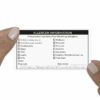 food allergy information label stickers for food business packaging